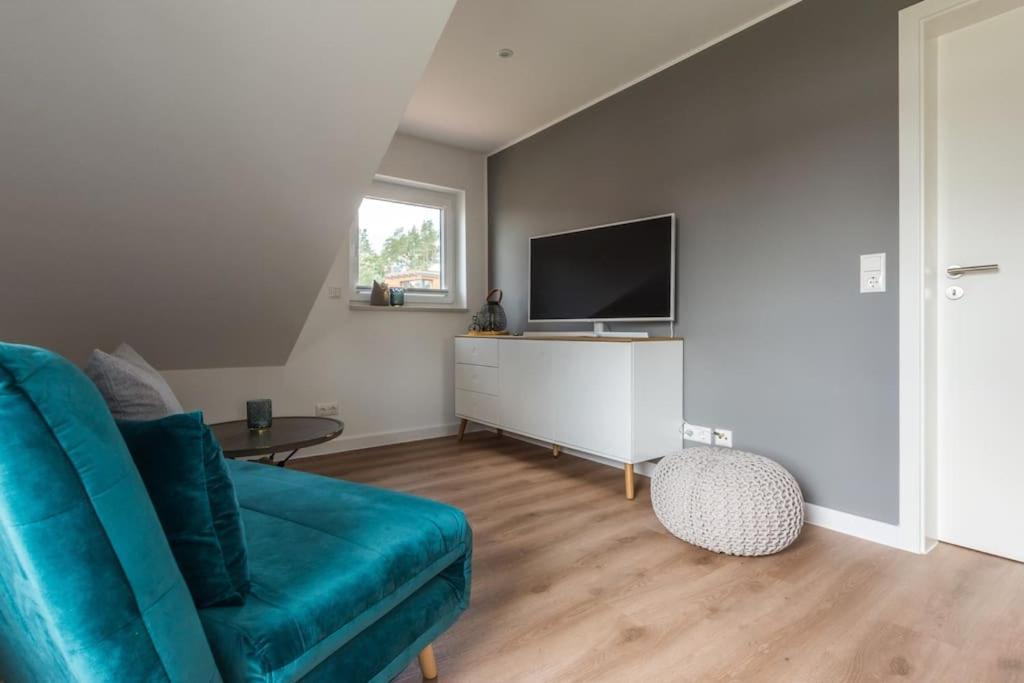 5 Sterne-Ferienhaus Eisvogel Am See Mit Sauna Und Kamin Krakow am See Kültér fotó